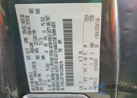 2017 Ford Escape S from USA, damaged, VIN 1FMCU0F78HUD85216